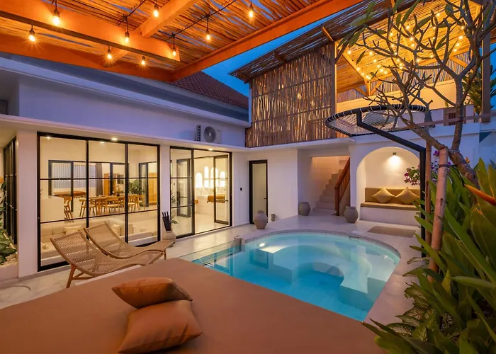 3 Bd With Rooftop Jacuzzi And Glass Pool 别墅